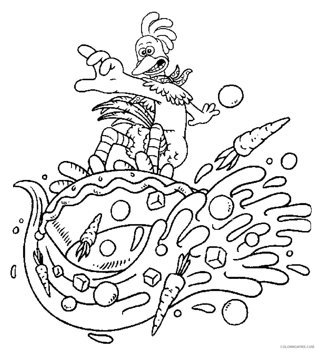 Chicken Run Coloring Pages TV Film chicken_run_cl22 Printable 2020 02121 Coloring4free