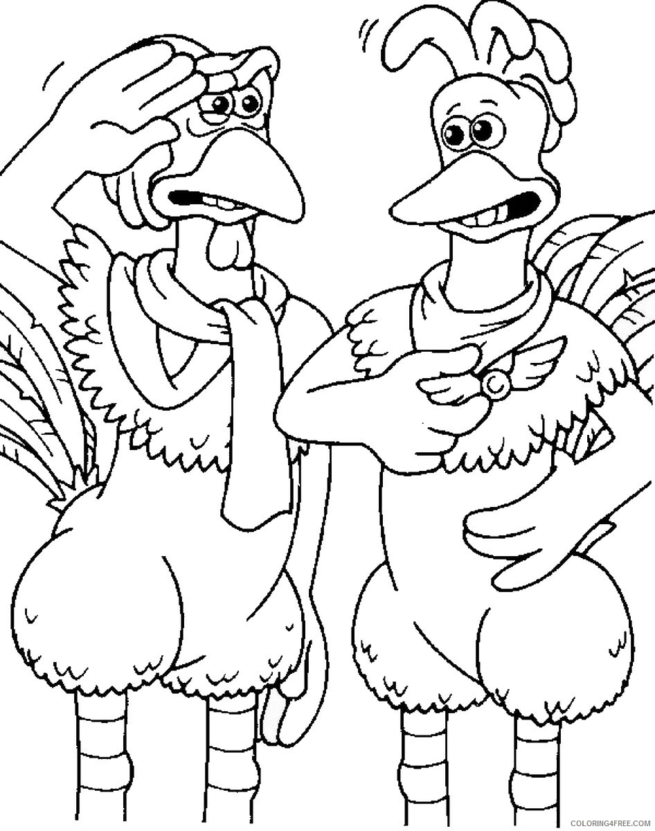 Chicken Run Coloring Pages TV Film chicken_run_cl23 Printable 2020 02122 Coloring4free