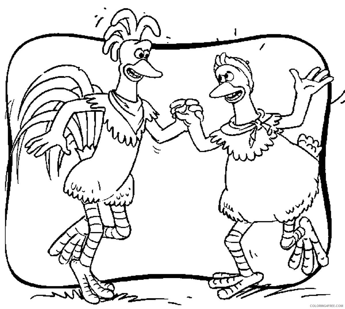 Chicken Run Coloring Pages TV Film chicken_run_cl30 Printable 2020 02129 Coloring4free