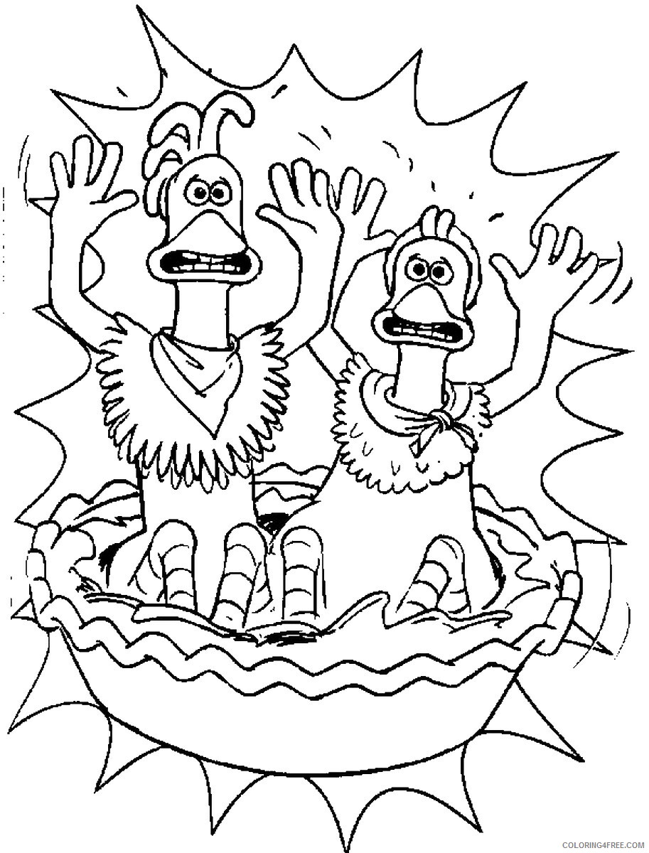 Chicken Run Coloring Pages TV Film chicken_run_cl31 Printable 2020 02130 Coloring4free