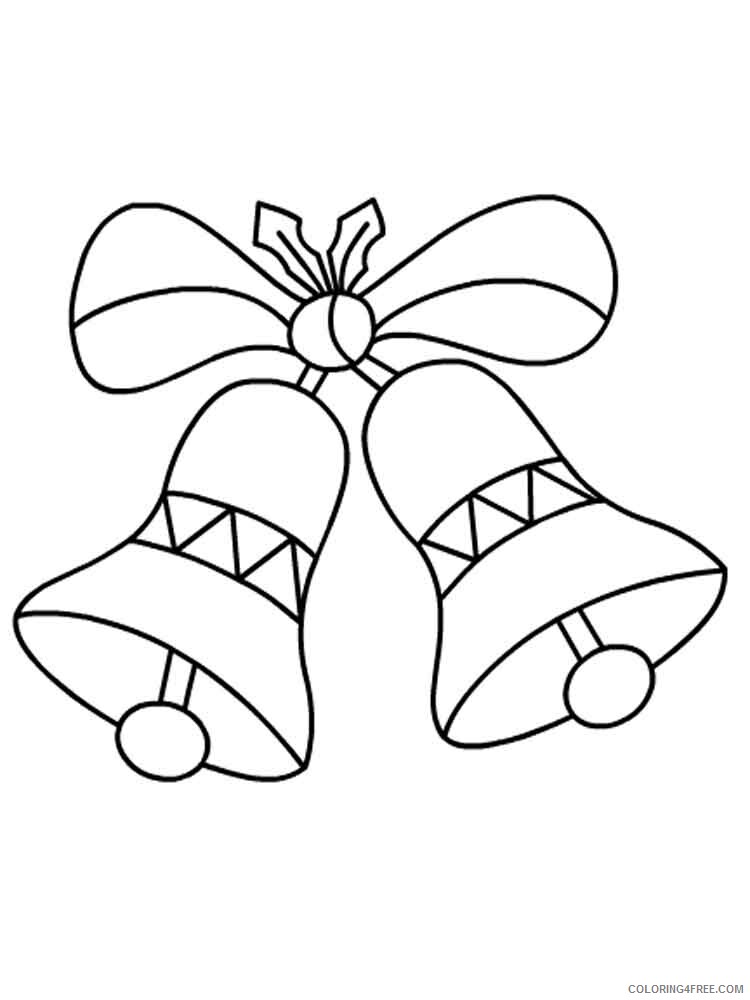 Christmas Bells Coloring Pages christmas bells 11 Printable 2020 155 Coloring4free