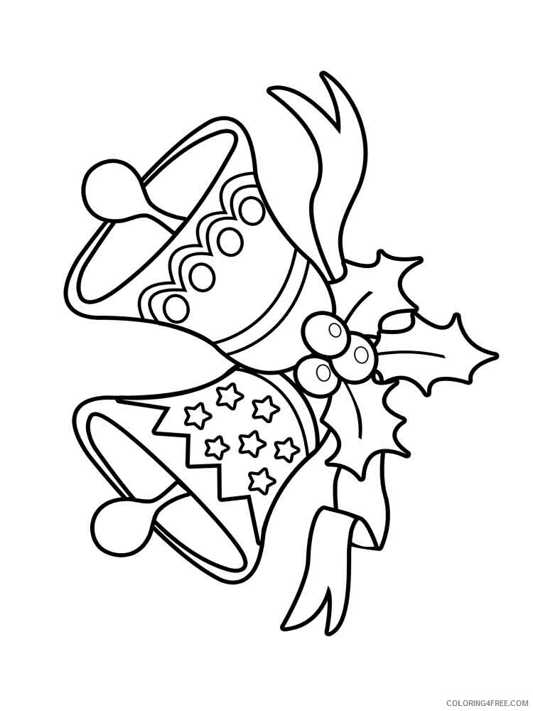 Christmas Bells Coloring Pages christmas bells 13 Printable 2020 156 Coloring4free