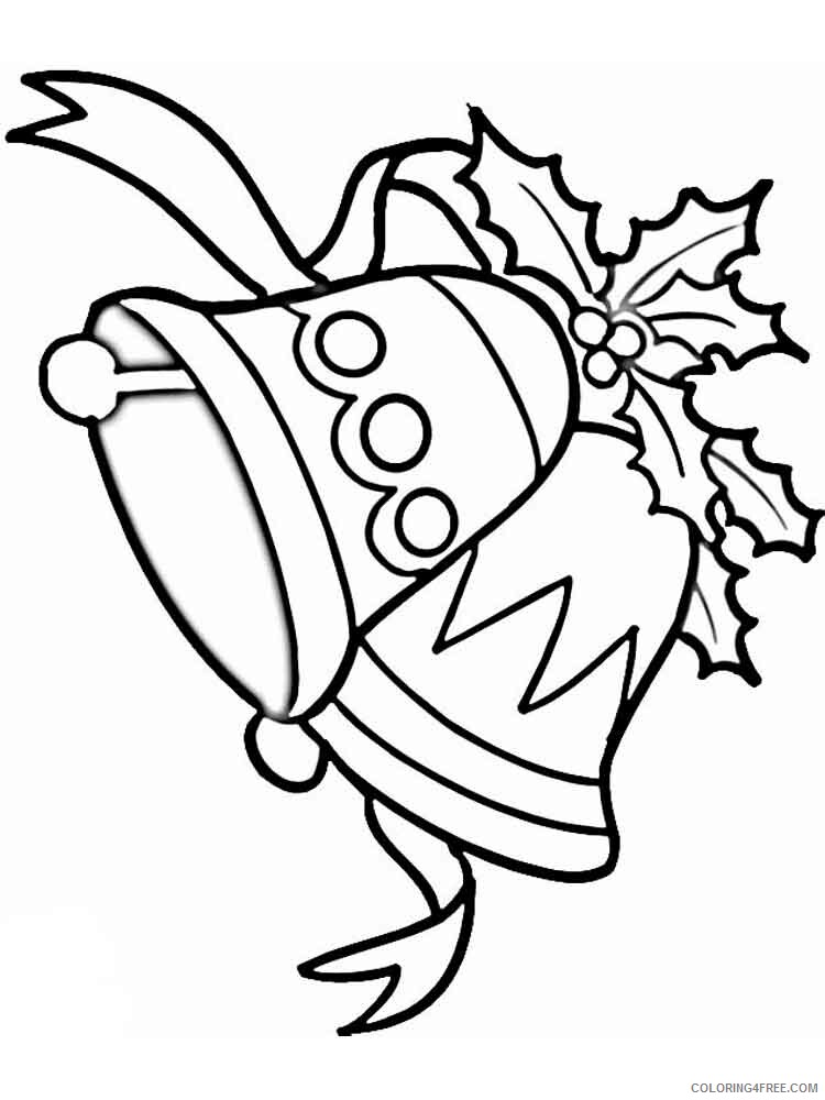 Christmas Bells Coloring Pages christmas bells 14 Printable 2020 157 Coloring4free