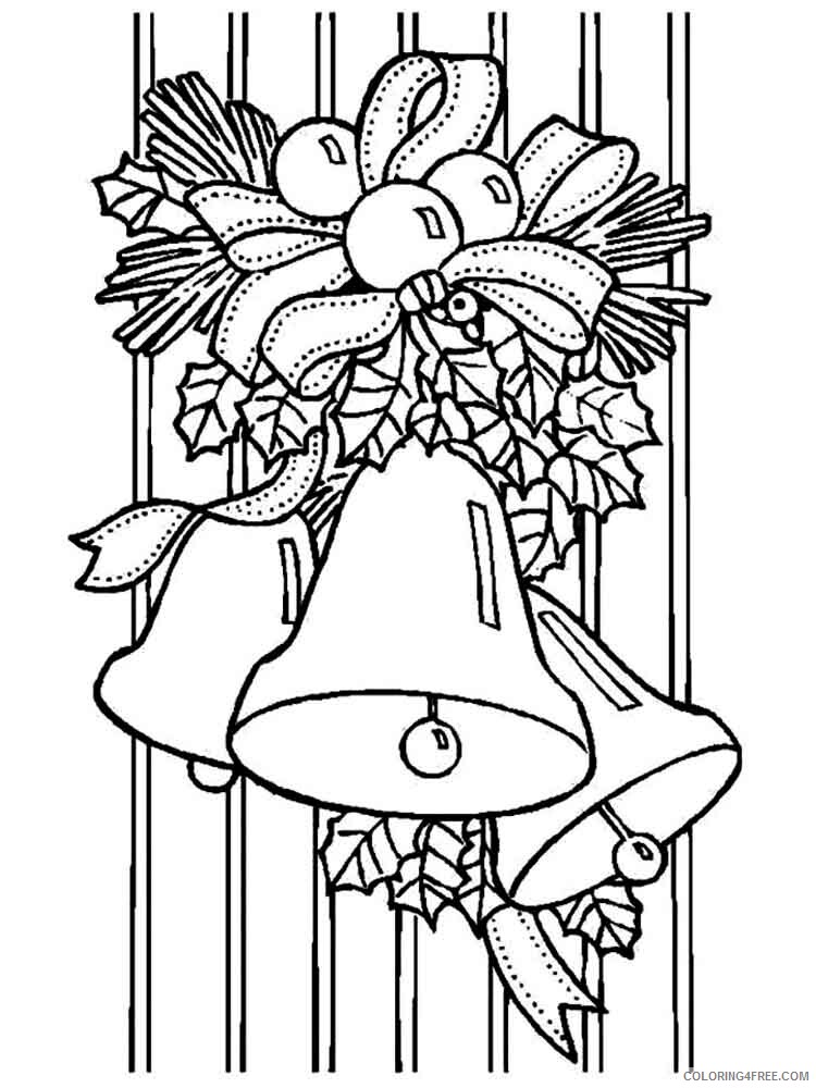 Christmas Bells Coloring Pages christmas bells 16 Printable 2020 158 Coloring4free