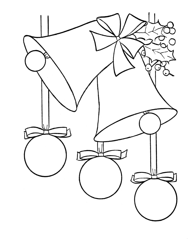 Christmas Bells Coloring Pages christmas bells 2 Printable 2020 152 Coloring4free