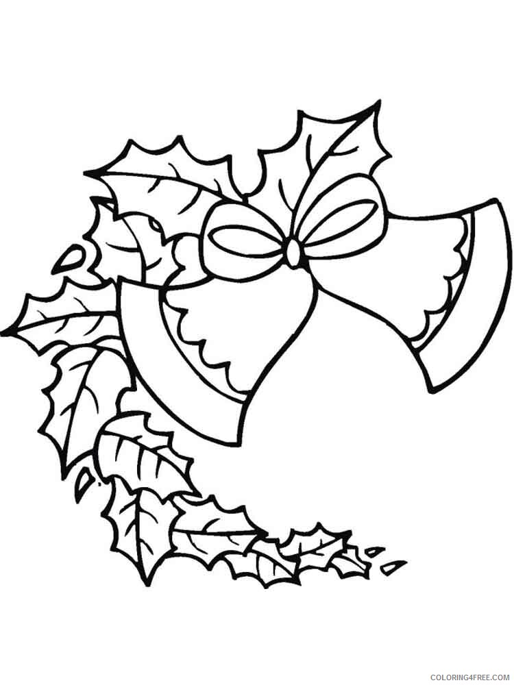 Christmas Bells Coloring Pages christmas bells 3 Printable 2020 159 Coloring4free