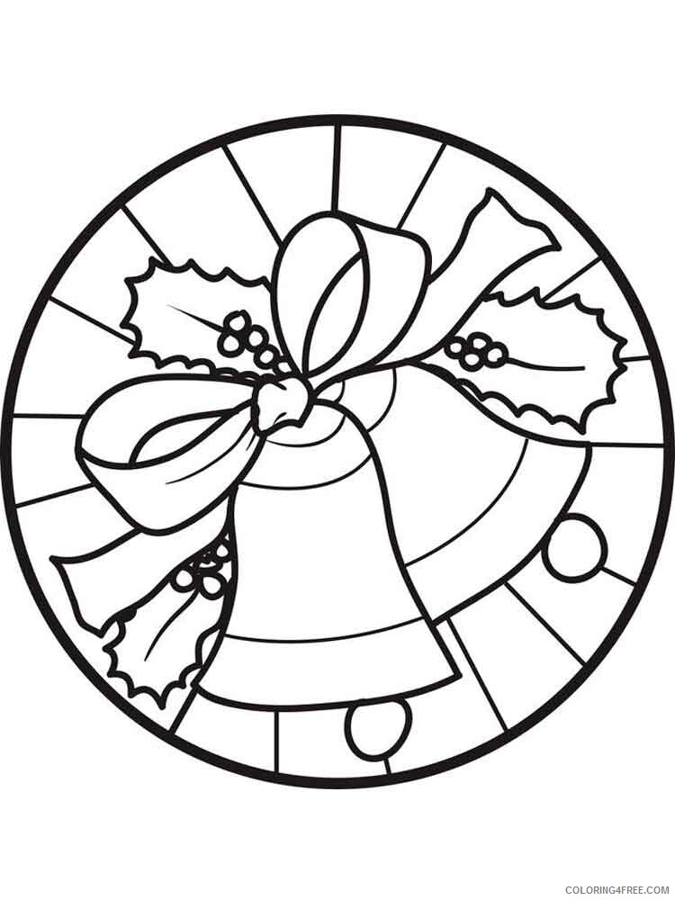 Christmas Bells Coloring Pages christmas bells 5 Printable 2020 161 Coloring4free