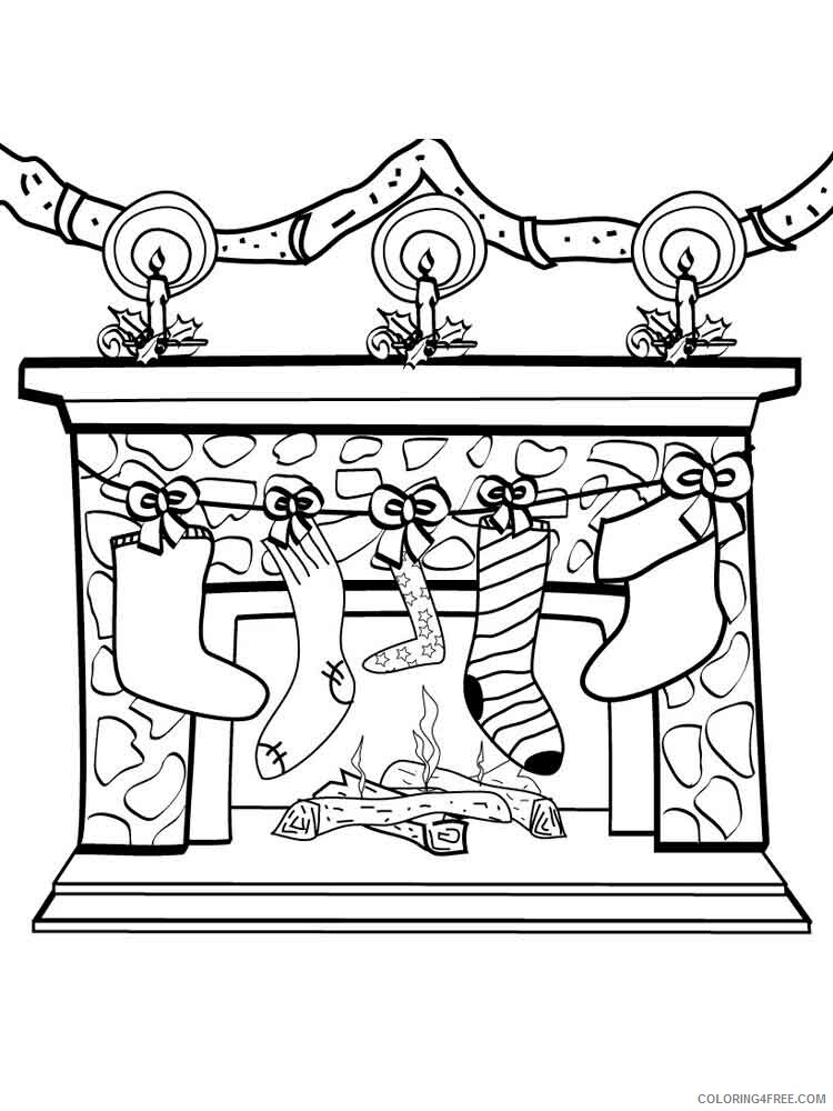 Christmas Chimneys Coloring Pages Printable 2020 168 Coloring4free