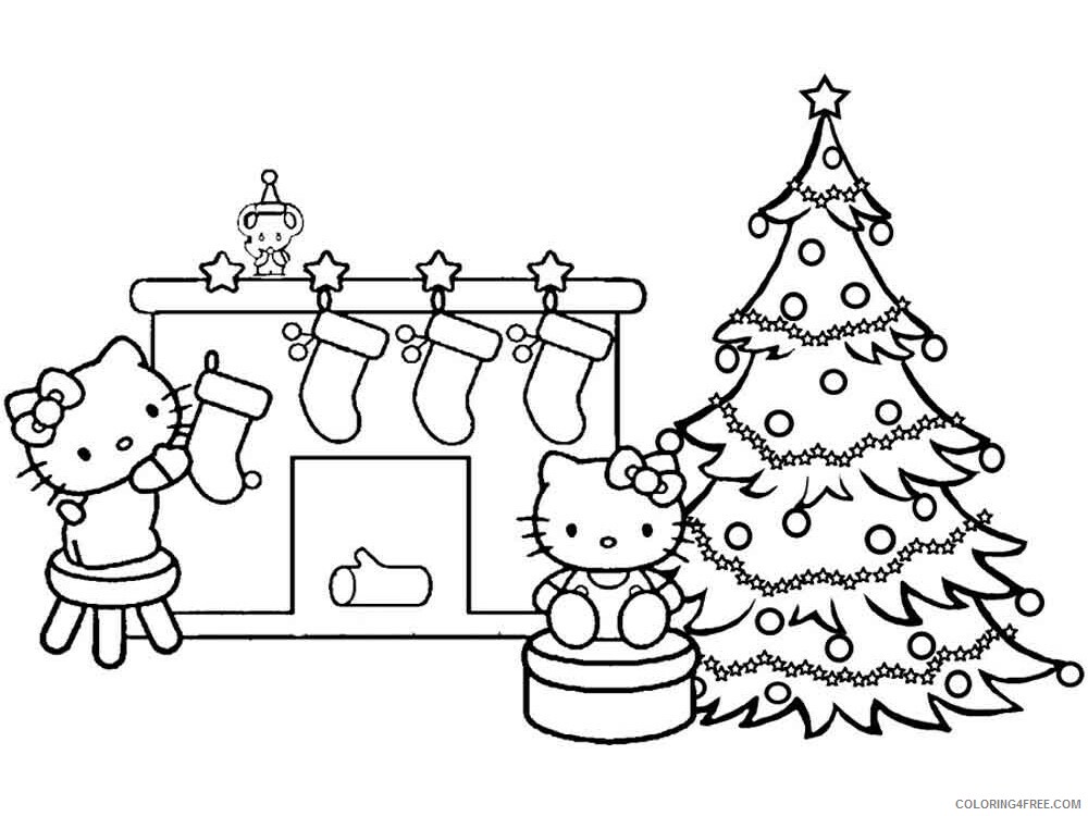 Christmas Chimneys Coloring Pages Printable 2020 173 Coloring4free