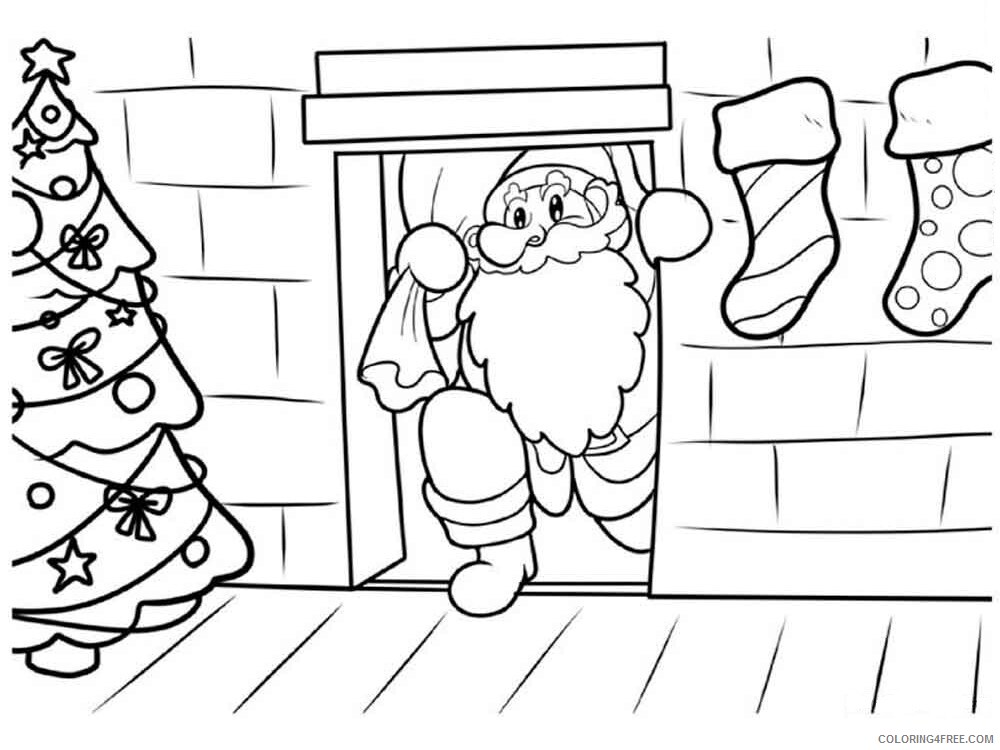 Christmas Chimneys Coloring Pages Printable 2020 174 Coloring4free