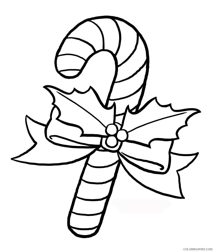 Christmas Coloring Pages Christmas Candy Cane Printable 2020 013 Coloring4free