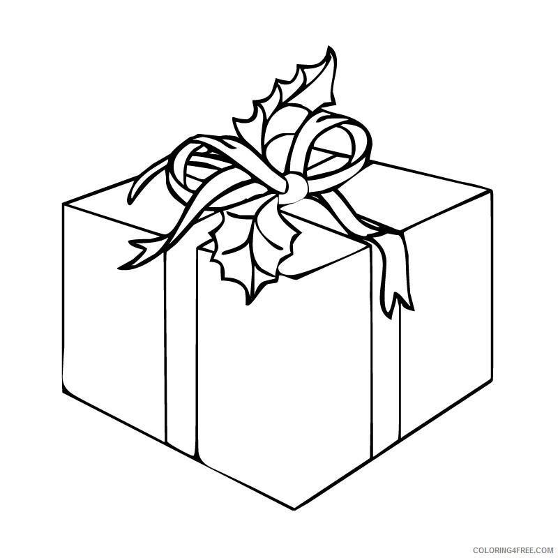 Christmas Coloring Pages Christmas Gift Printable 2020 043 Coloring4free