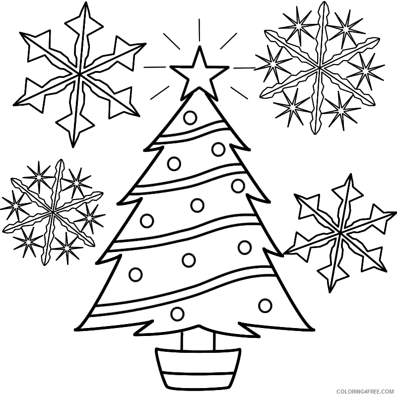 Christmas Coloring Pages Christmas Snowflake Printable 2020 059 Coloring4free