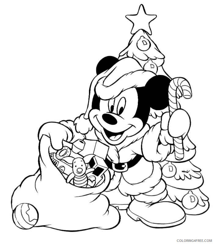 Christmas Coloring Pages Disney Micky Mouse Christmas Printable 2020 070 Coloring4free