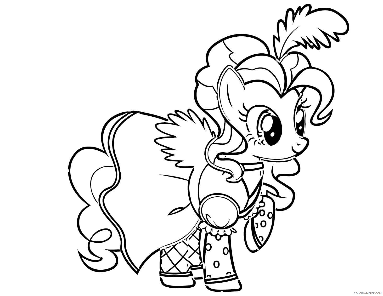 Christmas Coloring Pages MLP Her Costume for Christmas Printable 2020 093 Coloring4free