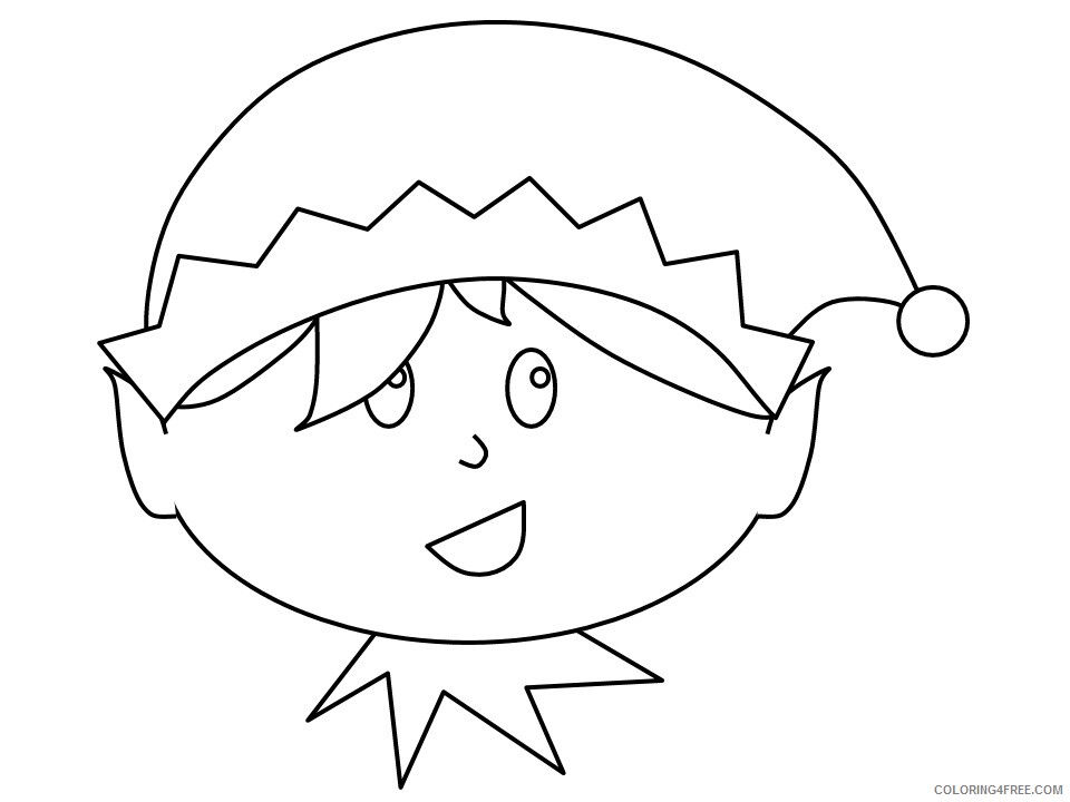 Christmas Coloring Pages elf3 Printable 2020 076 Coloring4free