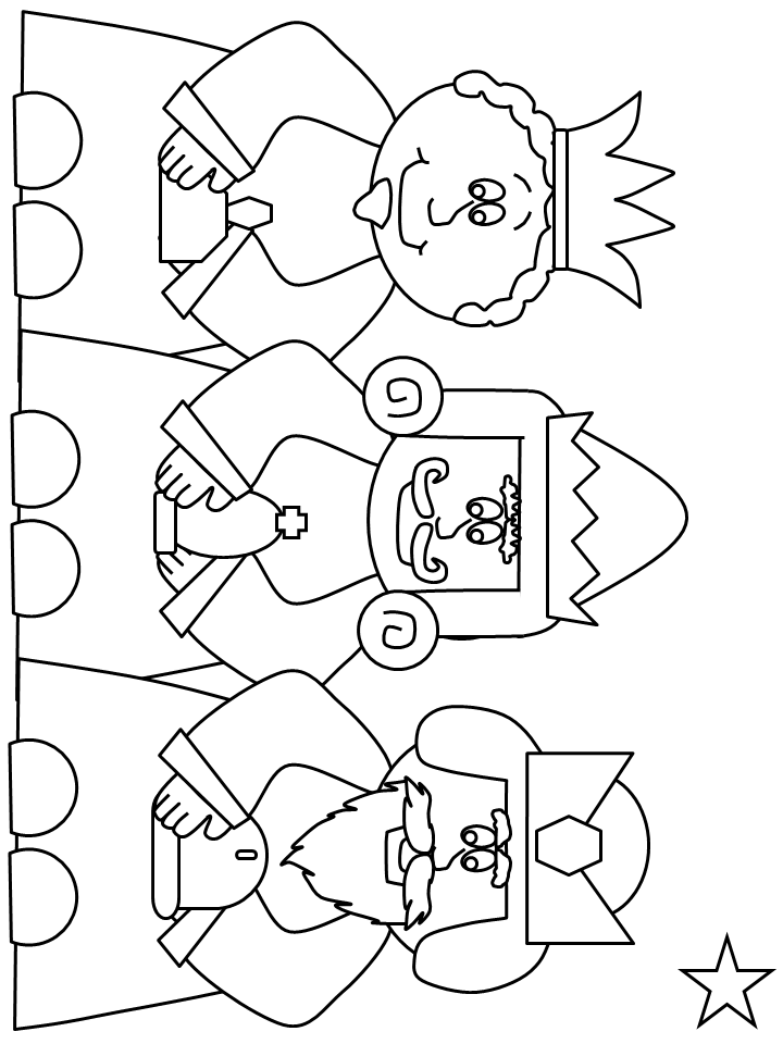 Christmas Coloring Pages kings Printable 2020 087 Coloring4free