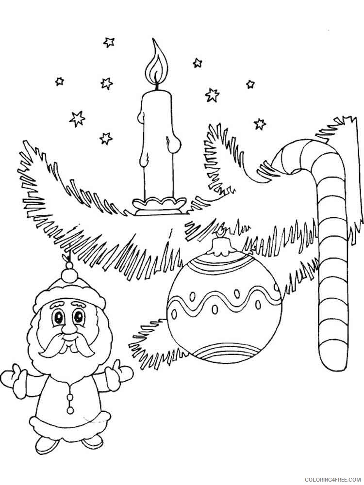 Christmas Decorations Coloring Pages Printable 2020 182 Coloring4free