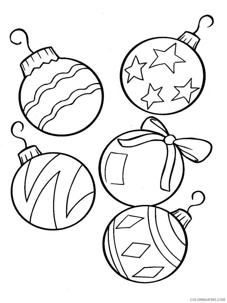 Christmas Decorations Coloring Pages Printable 2020 183 Coloring4free