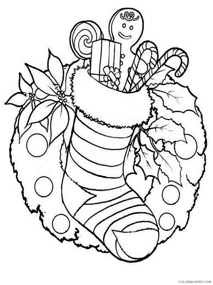 Christmas Decorations Coloring Pages Printable 2020 184 Coloring4free
