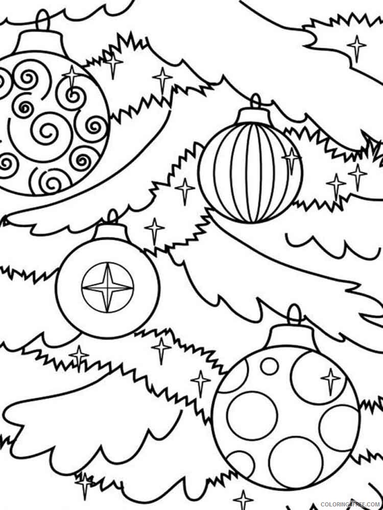 Christmas Decorations Coloring Pages Printable 2020 187 Coloring4free