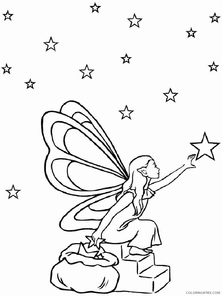 Christmas Fairy Coloring Pages Printable 2020 193 Coloring4free