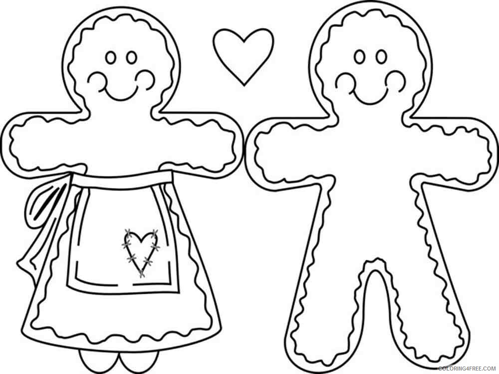 Christmas Gingerbread Coloring Pages christmas gingerbread 13 Printable 2020 203 Coloring4free