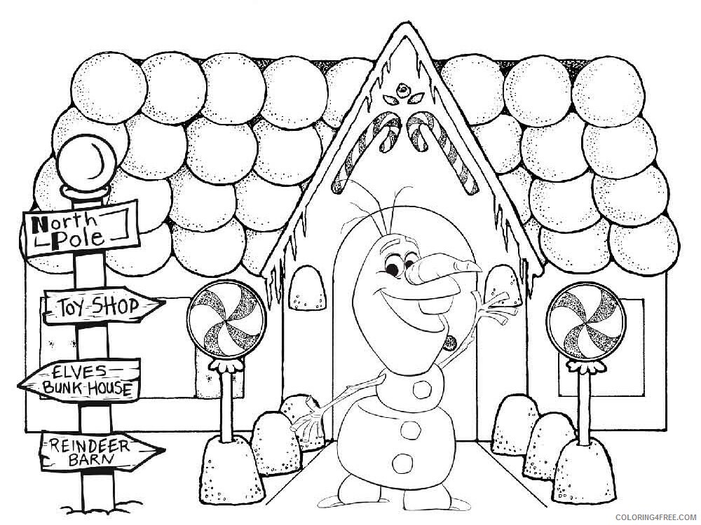 Christmas Gingerbread Coloring Pages christmas gingerbread 14 Printable 2020 204 Coloring4free