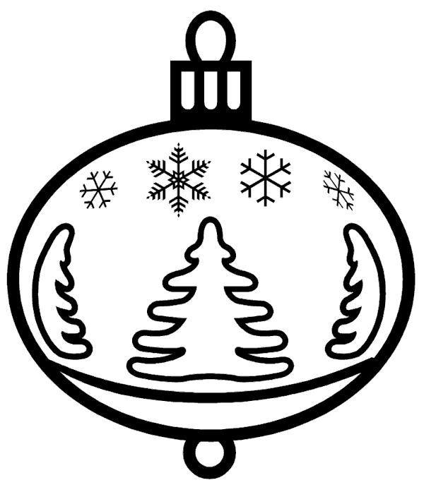 Christmas Ornaments Coloring Pages Christmas Tree Ornament Printable 2020 250 Coloring4free