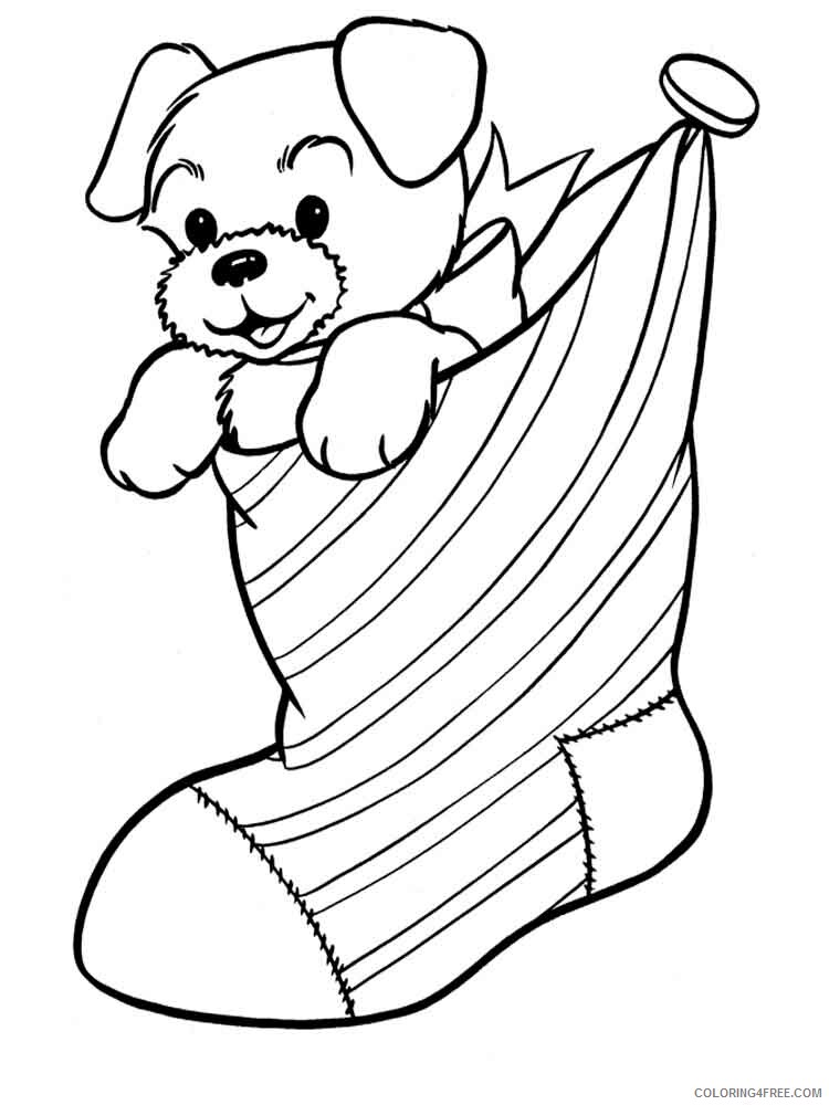 Christmas Stocking Coloring Pages stocking 10 Printable 2020 302 Coloring4free