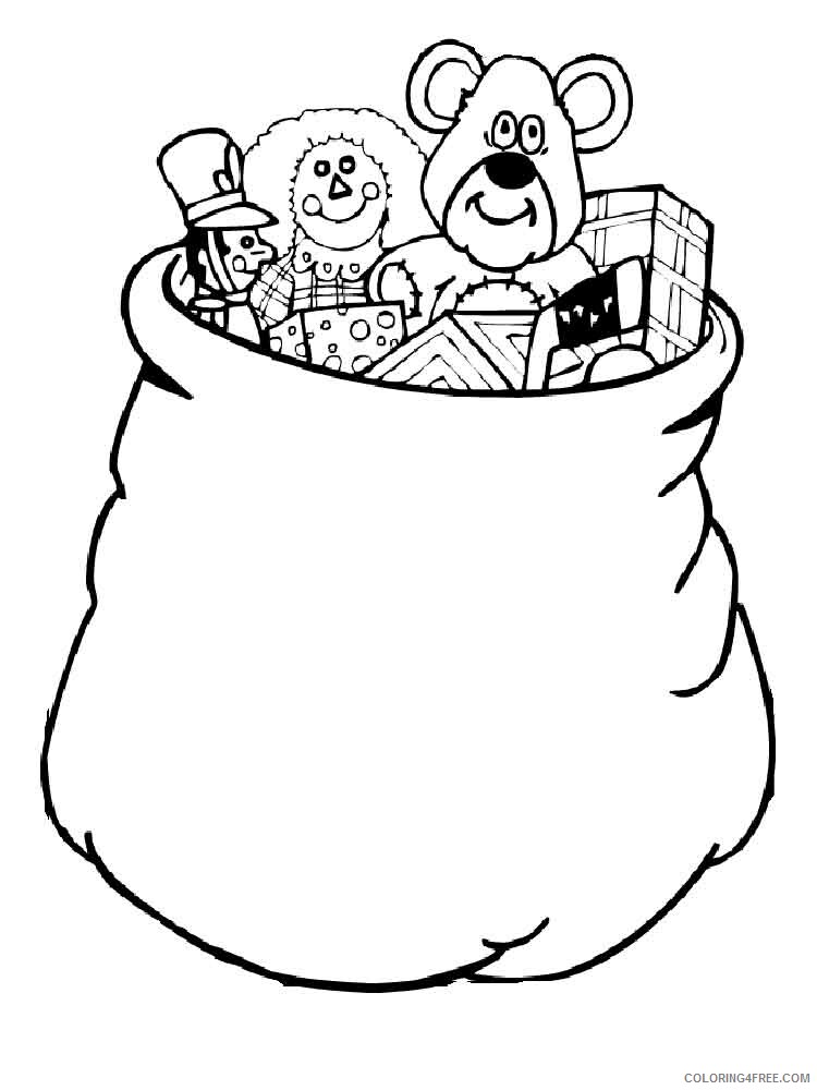 Christmas Toys Coloring Pages christmas toys 10 Printable 2020 315 Coloring4free