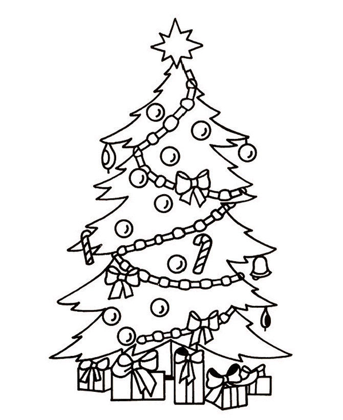 Christmas Tree Coloring Pages Christmas Tree Printable 2020 351 Coloring4free