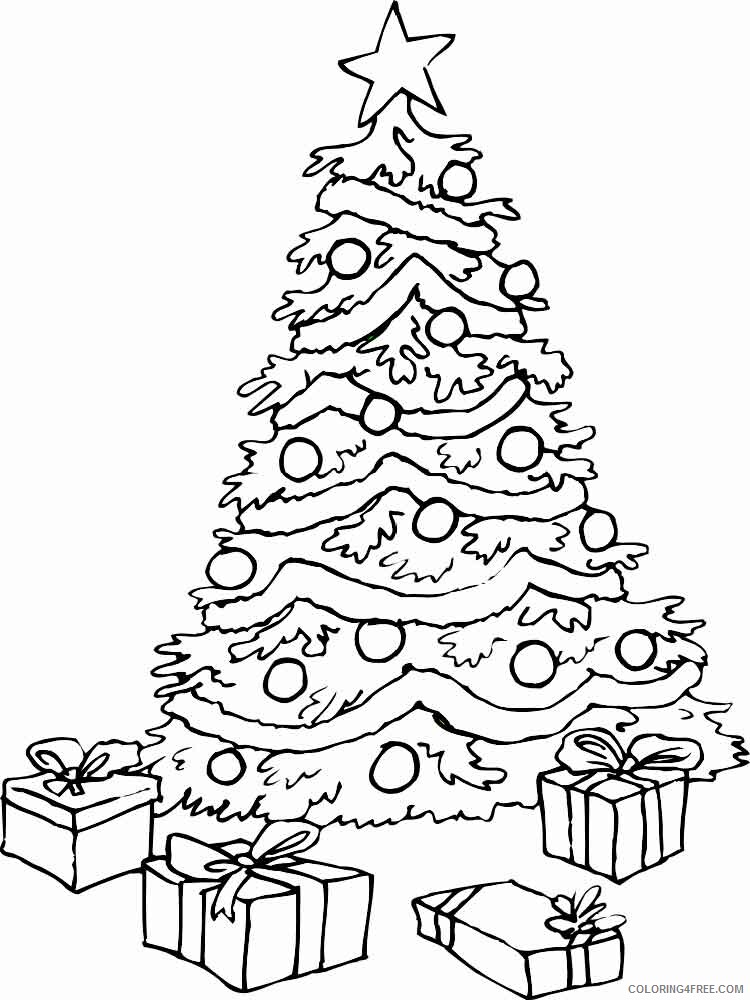Christmas Tree Coloring Pages christmas tree 15 Printable 2020 338 Coloring4free