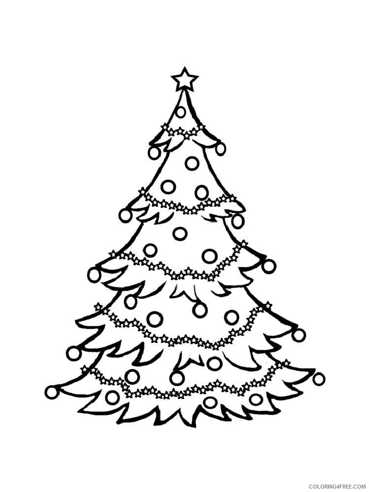 Christmas Tree Coloring Pages christmas tree 17 Printable 2020 339 Coloring4free