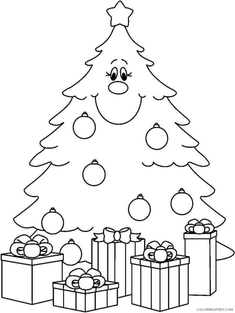 Christmas Tree Coloring Pages christmas tree 21 Printable 2020 340 Coloring4free