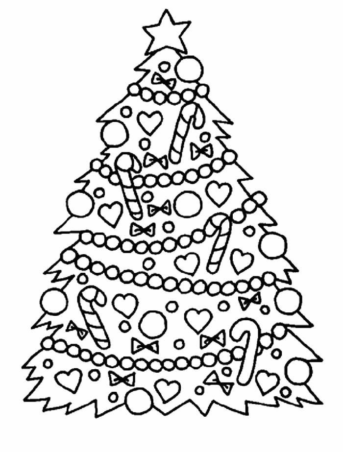 Christmas Tree Coloring Pages christmas tree Printable 2020 343 Coloring4free