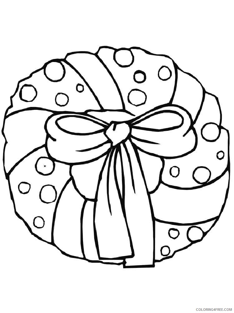 Christmas Wreath Coloring Pages wreath 8 Printable 2020 374 Coloring4free
