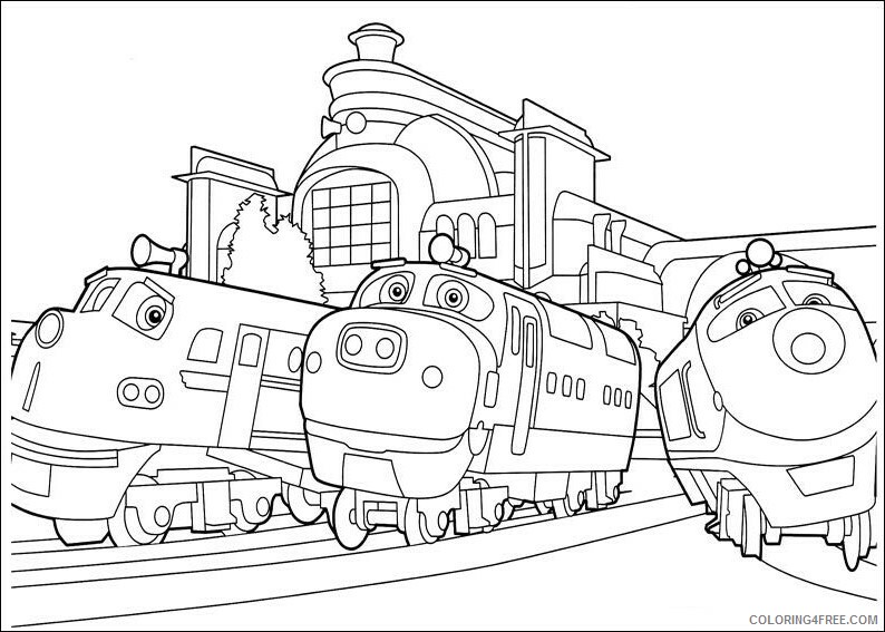 Chuggington Coloring Pages TV Film Printable 2020 02183 Coloring4free