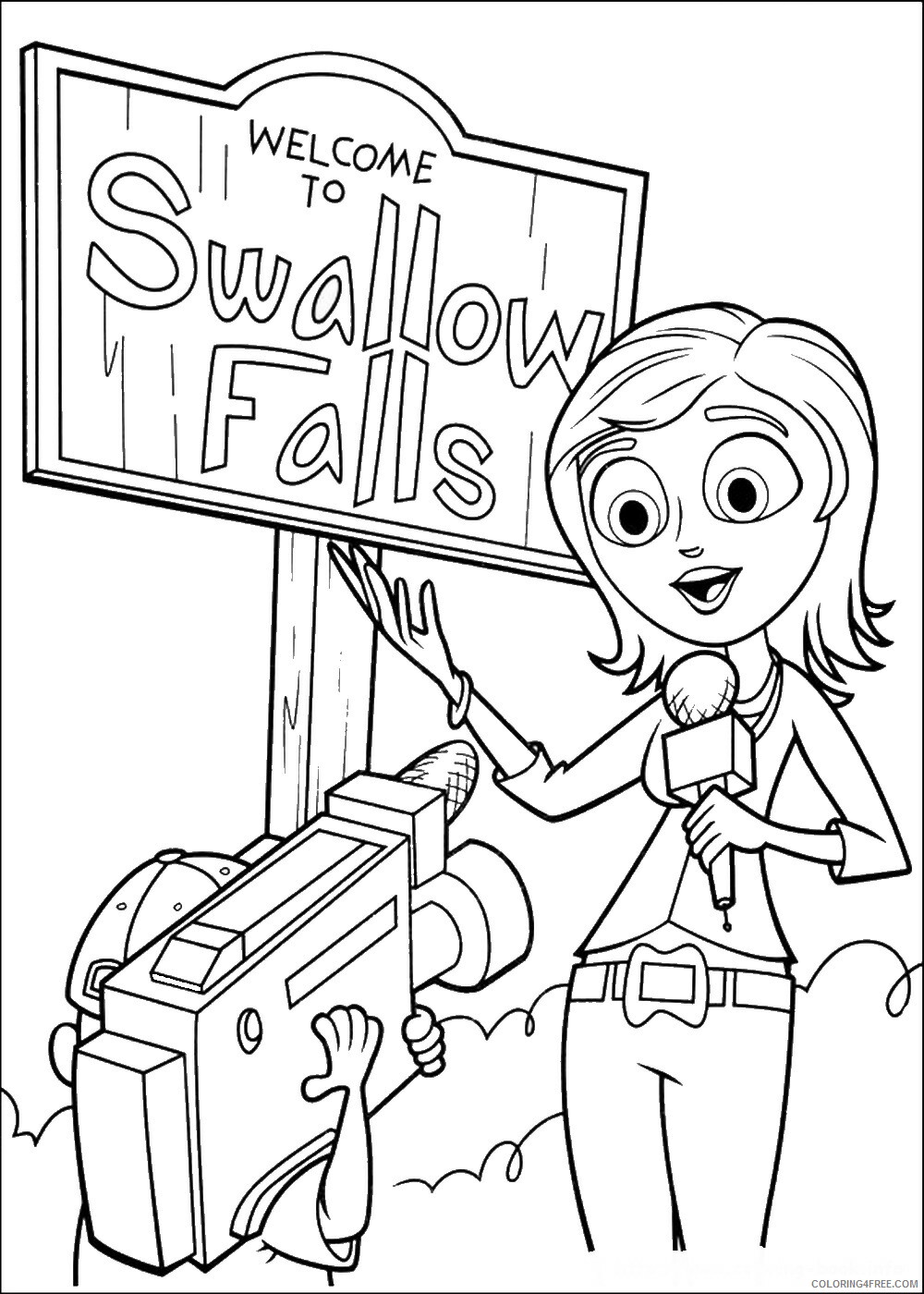 Cloudy with a Chance of Meatballs Coloring Pages TV Film Printable 2020 02211 Coloring4free
