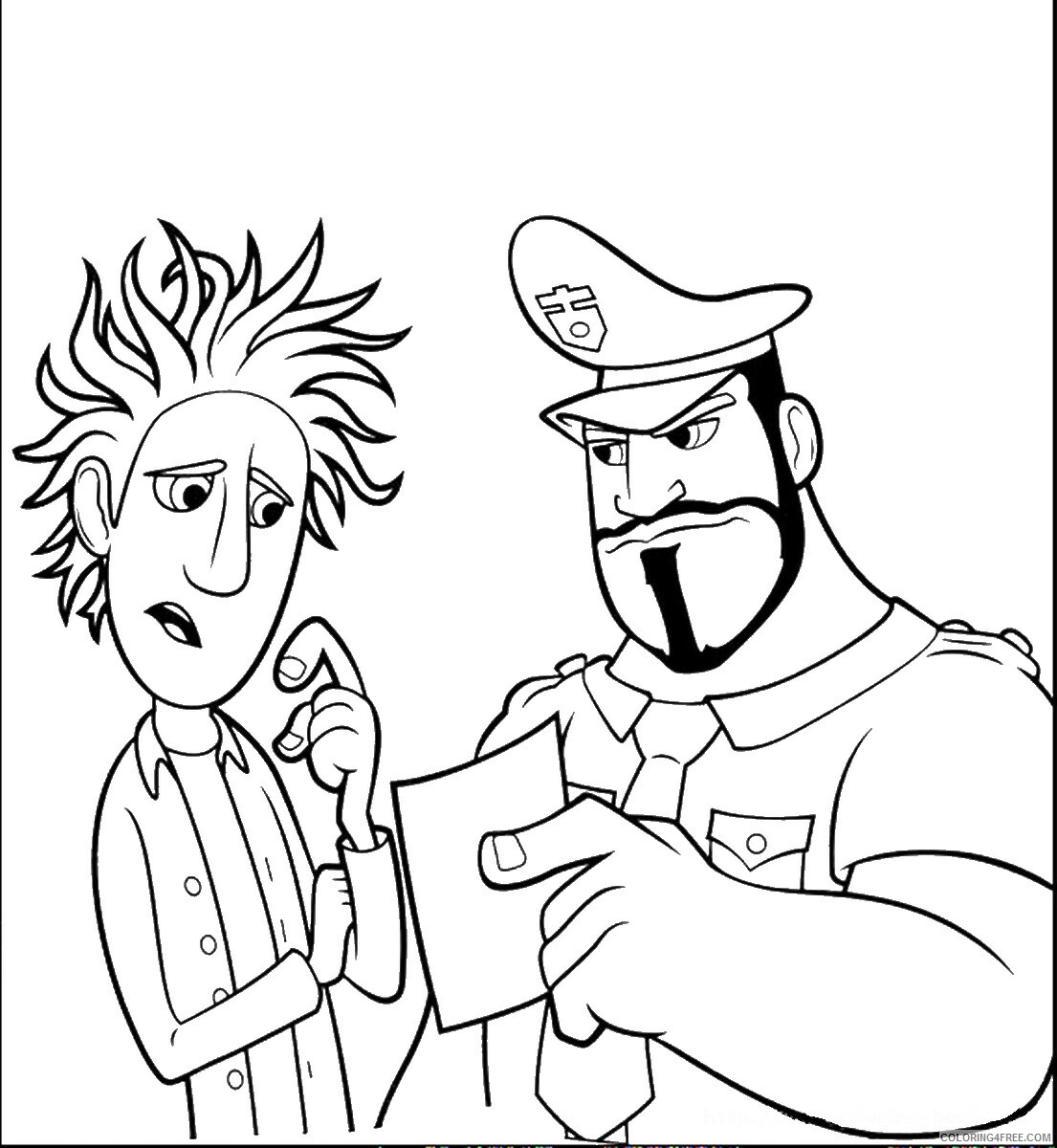 Cloudy with a Chance of Meatballs Coloring Pages TV Film Printable 2020 02212 Coloring4free