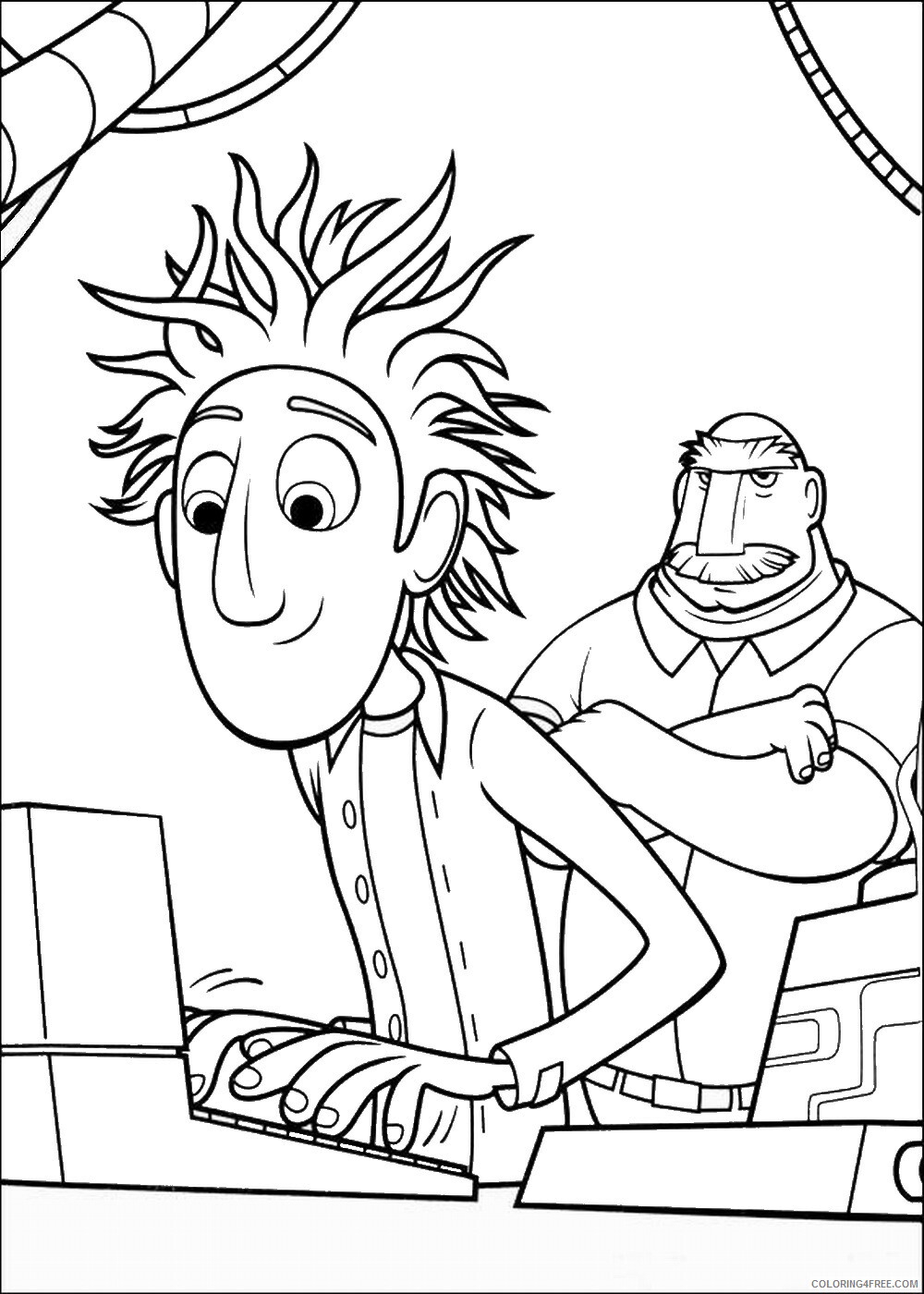 Cloudy with a Chance of Meatballs Coloring Pages TV Film Printable 2020 02216 Coloring4free