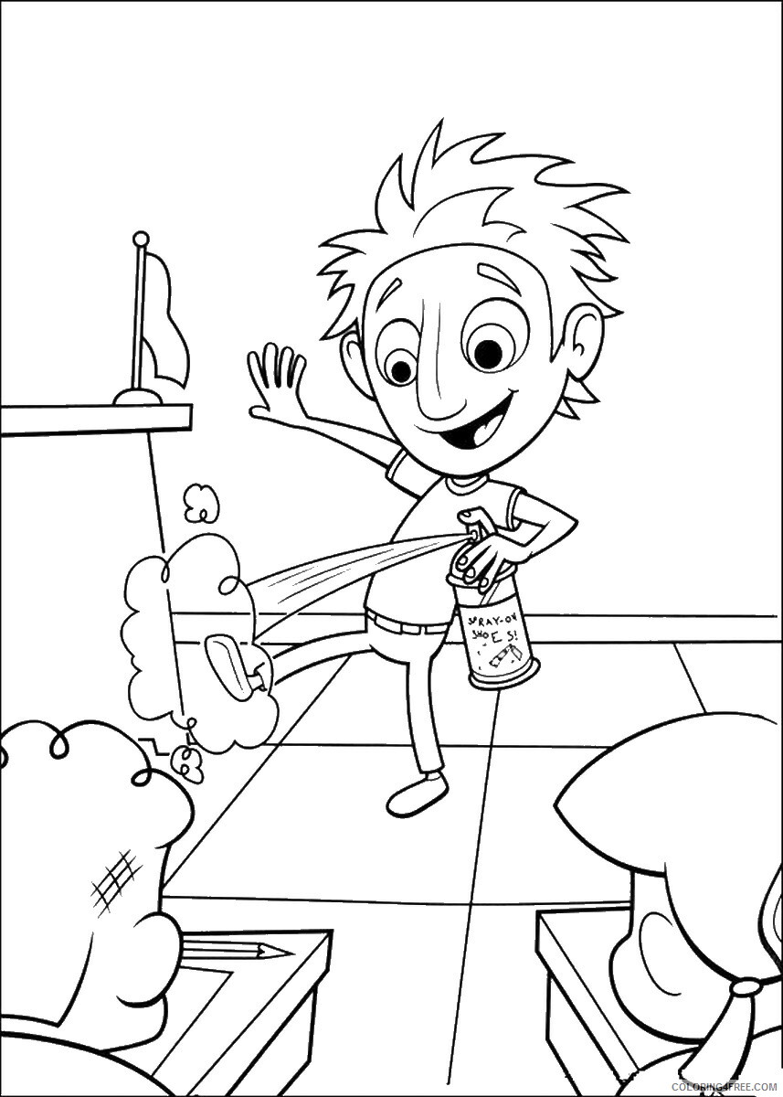 Cloudy with a Chance of Meatballs Coloring Pages TV Film Printable 2020 02218 Coloring4free