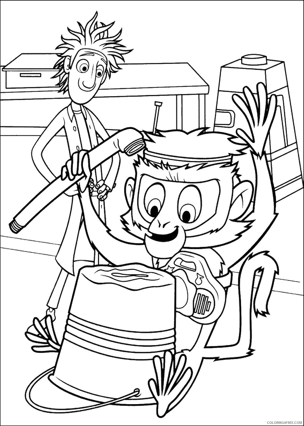 Cloudy with a Chance of Meatballs Coloring Pages TV Film Printable 2020 02222 Coloring4free