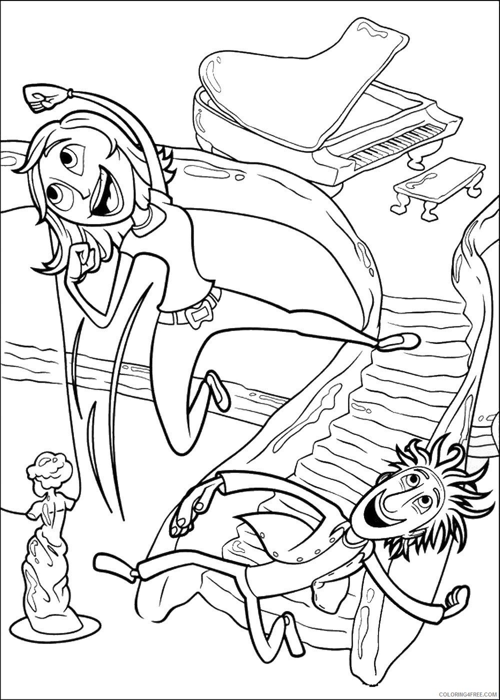Cloudy with a Chance of Meatballs Coloring Pages TV Film Printable 2020 02224 Coloring4free