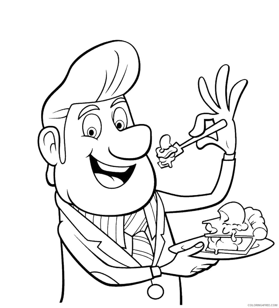 Cloudy with a Chance of Meatballs Coloring Pages TV Film Printable 2020 02227 Coloring4free