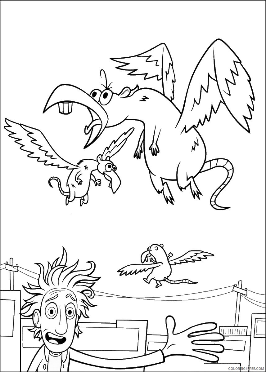 Cloudy with a Chance of Meatballs Coloring Pages TV Film Printable 2020 02228 Coloring4free