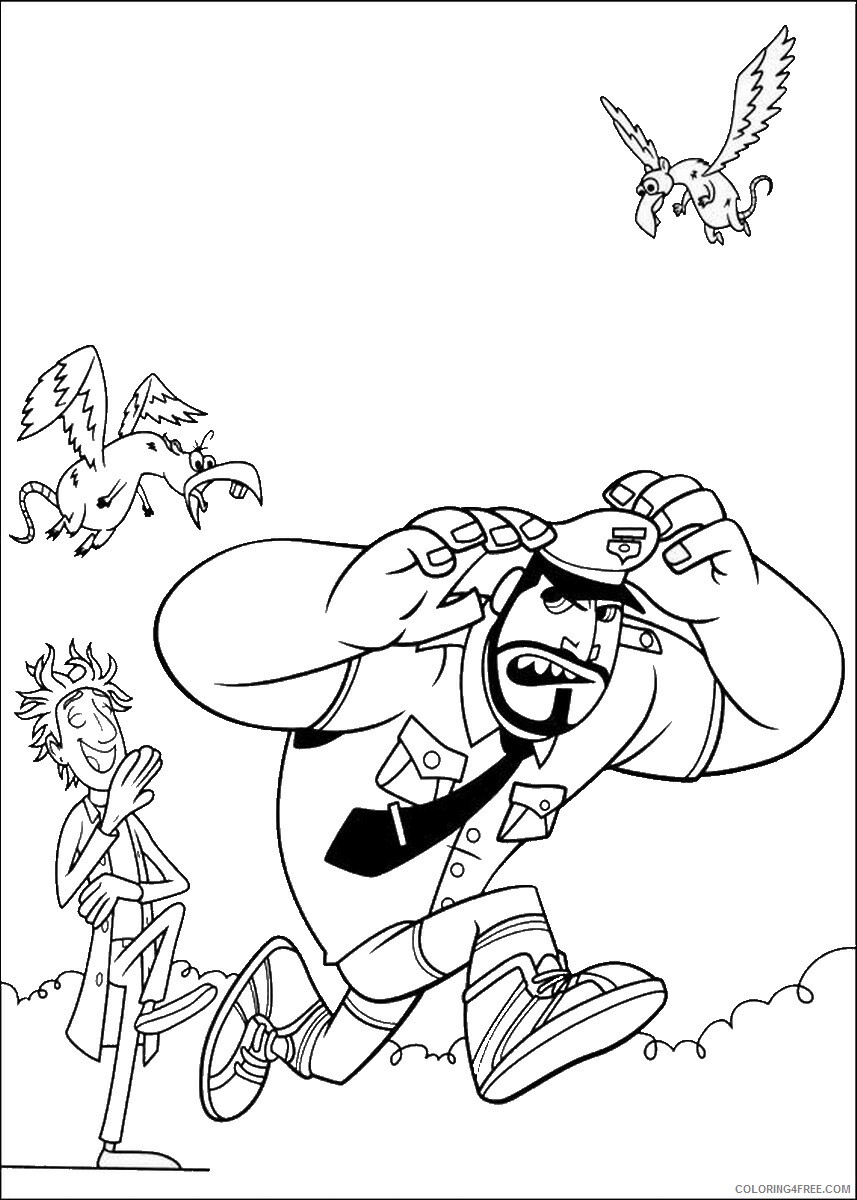 Cloudy with a Chance of Meatballs Coloring Pages TV Film Printable 2020 02229 Coloring4free
