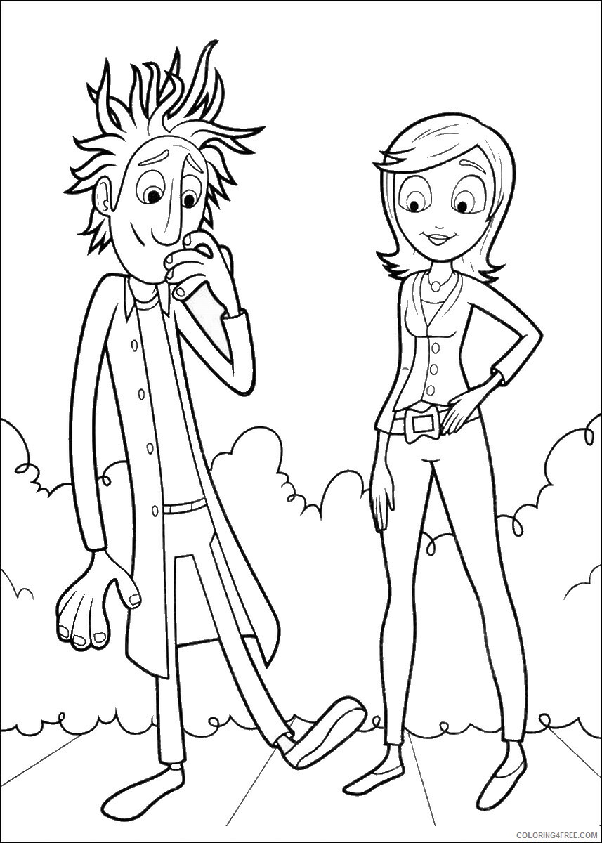 Cloudy with a Chance of Meatballs Coloring Pages TV Film Printable 2020 02231 Coloring4free