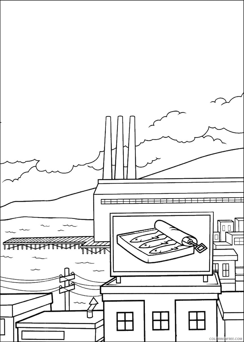Cloudy with a Chance of Meatballs Coloring Pages TV Film Printable 2020 02234 Coloring4free