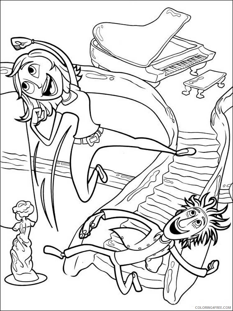 Cloudy with a Chance of Meatballs Coloring Pages TV Film Printable 2020 02239 Coloring4free